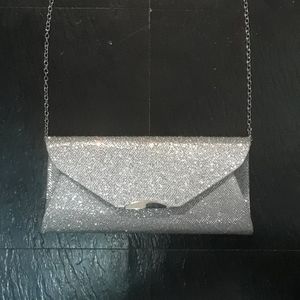 Silver Sparkly Purse